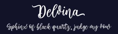 Delvina by Fanastudio — Script Handwritten Font — thumbnail 2