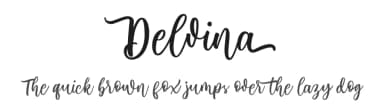 Delvina by Fanastudio — Script Handwritten Font — thumbnail 1