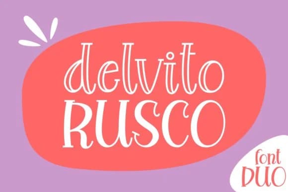 Delvito Rusco Font by Keithzo (7NTypes) — Script Handwritten Font