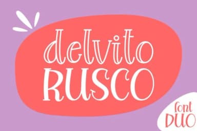 Delvito Rusco Font by Keithzo (7NTypes) — Script Handwritten Font — thumbnail 1