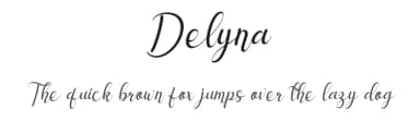 Delyna by Letterena Studios — Script Handwritten Font — thumbnail 1
