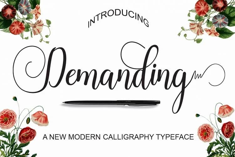 Demanding Font by naldystudio — Script Handwritten Font — preview 1