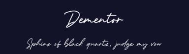Dementor by Balpirick Studio — Script Handwritten Font — thumbnail 2