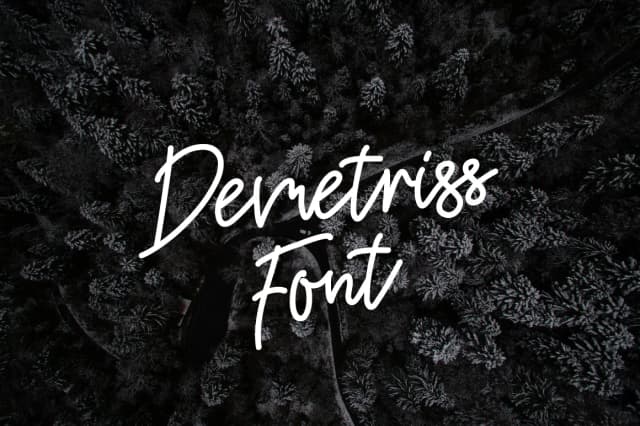 Demetriss Font by ChekArt — Script Handwritten Font