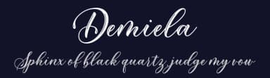 Demiela by JamalCreativeStudio — Script Handwritten Font — thumbnail 2