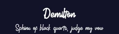 Demilton by Prioritype Co — Script Handwritten Font — thumbnail 2