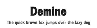 Demine by Craft Supply Co. — Sans Serif Font — thumbnail 1