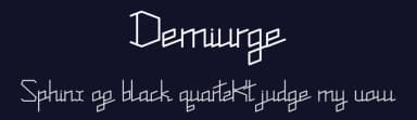 Demiurge by Marhandam Palindung — Script Handwritten Font — thumbnail 2