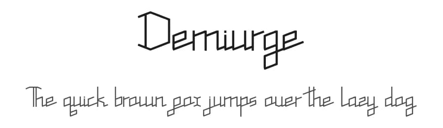 Demiurge by Marhandam Palindung — Script Handwritten Font — preview 1
