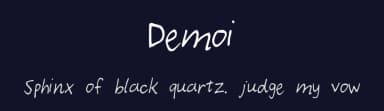 Demoi by Kelsey Ann G — Script Handwritten Font — thumbnail 2