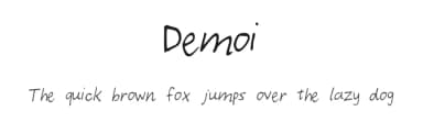 Demoi by Kelsey Ann G — Script Handwritten Font — thumbnail 1