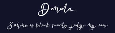 Denala by Attype Studio — Script Handwritten Font — thumbnail 2