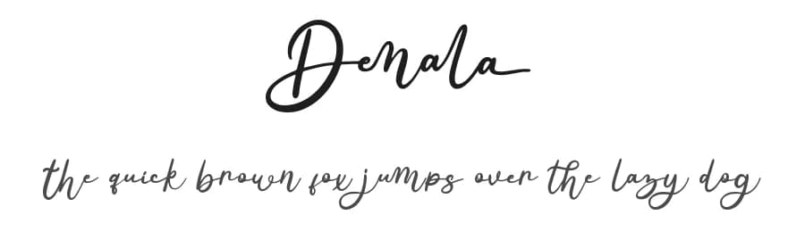 Denala by Attype Studio — Script Handwritten Font