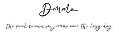 Denala by Attype Studio — Script Handwritten Font — thumbnail 1