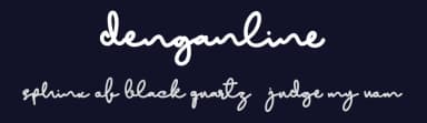 Denganline by Monoline Type — Script Handwritten Font — thumbnail 2