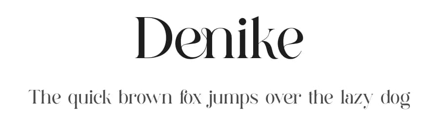 Denike by BrandSemut — Serif Font