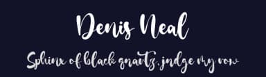 Denis Neal by Staircase Studio — Script Handwritten Font — thumbnail 2