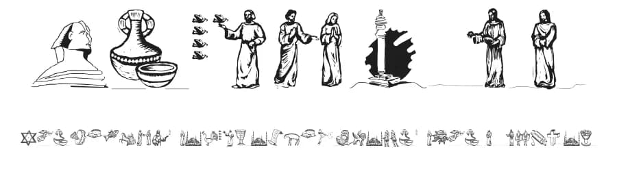 DenkMal by Manfred Klein — Dingbats Font