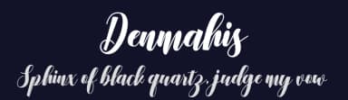 Denmahis by JoeCreative — Script Handwritten Font — thumbnail 2