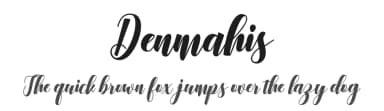 Denmahis by JoeCreative — Script Handwritten Font — thumbnail 1