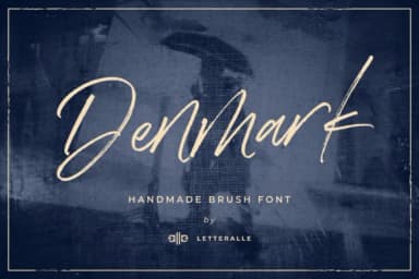 Denmark Font by Balpirick by Balpirick — Script Handwritten Font — thumbnail 1