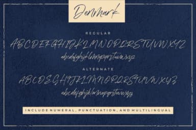 Denmark Font by Balpirick by Balpirick — Script Handwritten Font — thumbnail 9