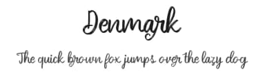 Denmark by Ianmikraz — Script Handwritten Font — thumbnail 1