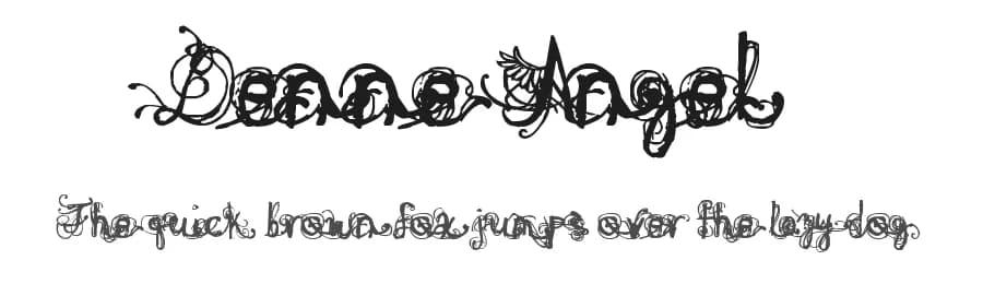 Denne Angel by Denne — Script Handwritten Font