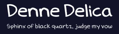 Denne Delica by Denne — Script Handwritten Font — thumbnail 2