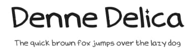 Denne Delica by Denne — Script Handwritten Font — thumbnail 1