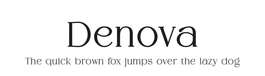 Denova by ToniStudio — Serif Font