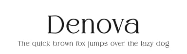 Denova by ToniStudio — Serif Font — thumbnail 1