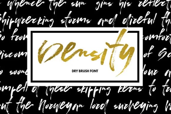 Density Font by Favete Art — Script Handwritten Font — preview 1