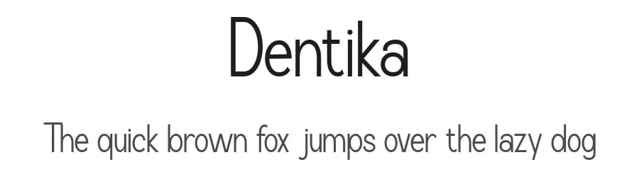 Dentika by Achmad Yani — Sans Serif Font