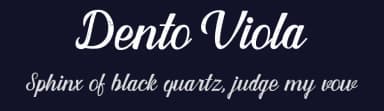 Dento Viola by UI Creative — Script Handwritten Font — thumbnail 2