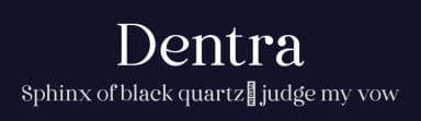 Dentra by VPcreativeshop — Serif Font — thumbnail 2