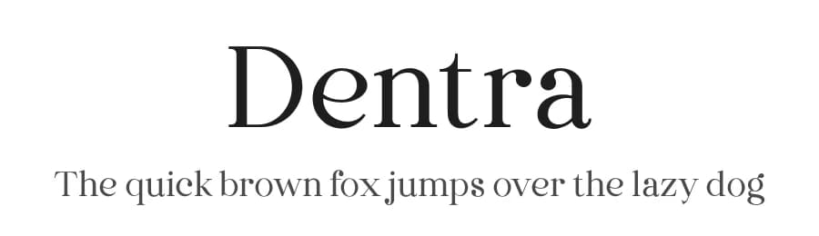 Dentra by VPcreativeshop — Serif Font