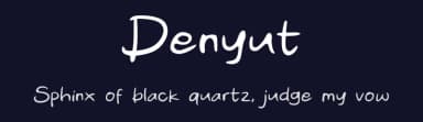 Denyut by Khurasan — Script Handwritten Font — thumbnail 2