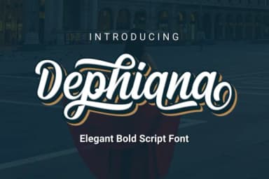 Dephiana Font by nurfdesigns — Script Handwritten Font — thumbnail 1