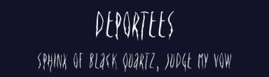 Deportees by Typodermic Fonts — Script Handwritten Font — thumbnail 2