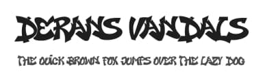 Derans Vandals by Ipunk Zsq — Script Handwritten Font — thumbnail 1