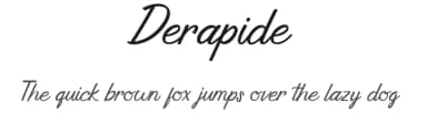 Derapide by UI Creative — Script Handwritten Font — thumbnail 1