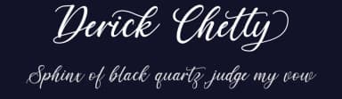 Derick Chetty by Graphix Line Studio — Script Handwritten Font — thumbnail 2
