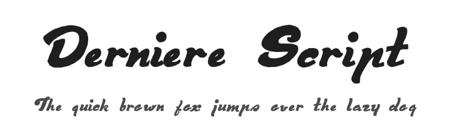 Derniere Script by Intellecta Design — Script Handwritten Font