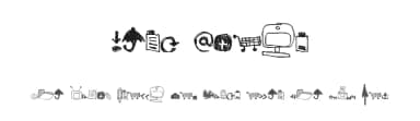 Derp Icons by Xerographer Fonts — Dingbats Font — thumbnail 1