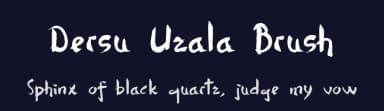 Dersu Uzala Brush by Roland Huse Design — Script Handwritten Font — thumbnail 2