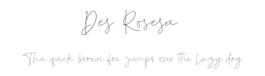 Des Rosesa by ReyreyBlue — Script Handwritten Font — thumbnail 1