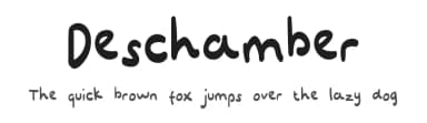Deschamber by Letterature Std. — Script Handwritten Font — thumbnail 1