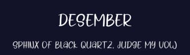 Desember by Etik Fatimah — Script Handwritten Font — thumbnail 2