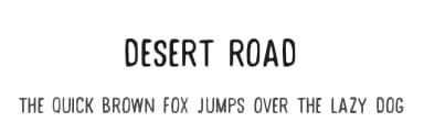 Desert Road by Zansari — Script Handwritten Font — thumbnail 1